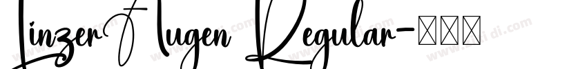 LinzerAugen Regular字体转换